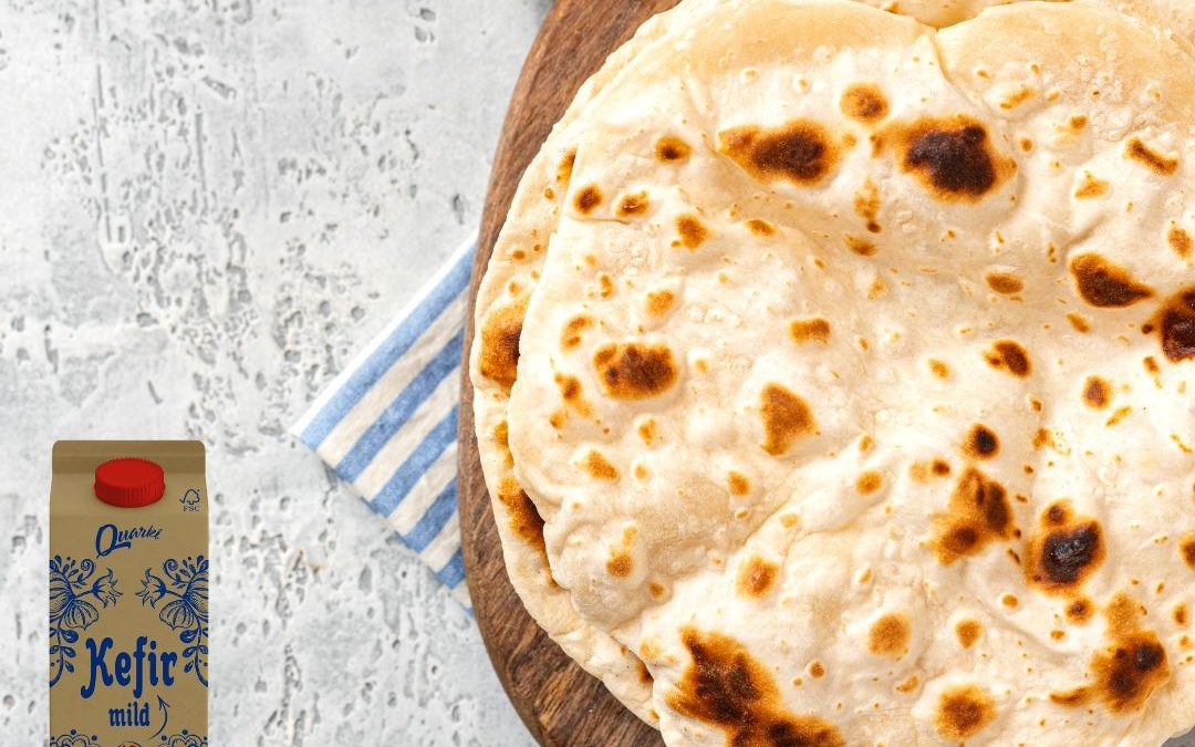 Fluffiges Kefir-Fladenbrot
