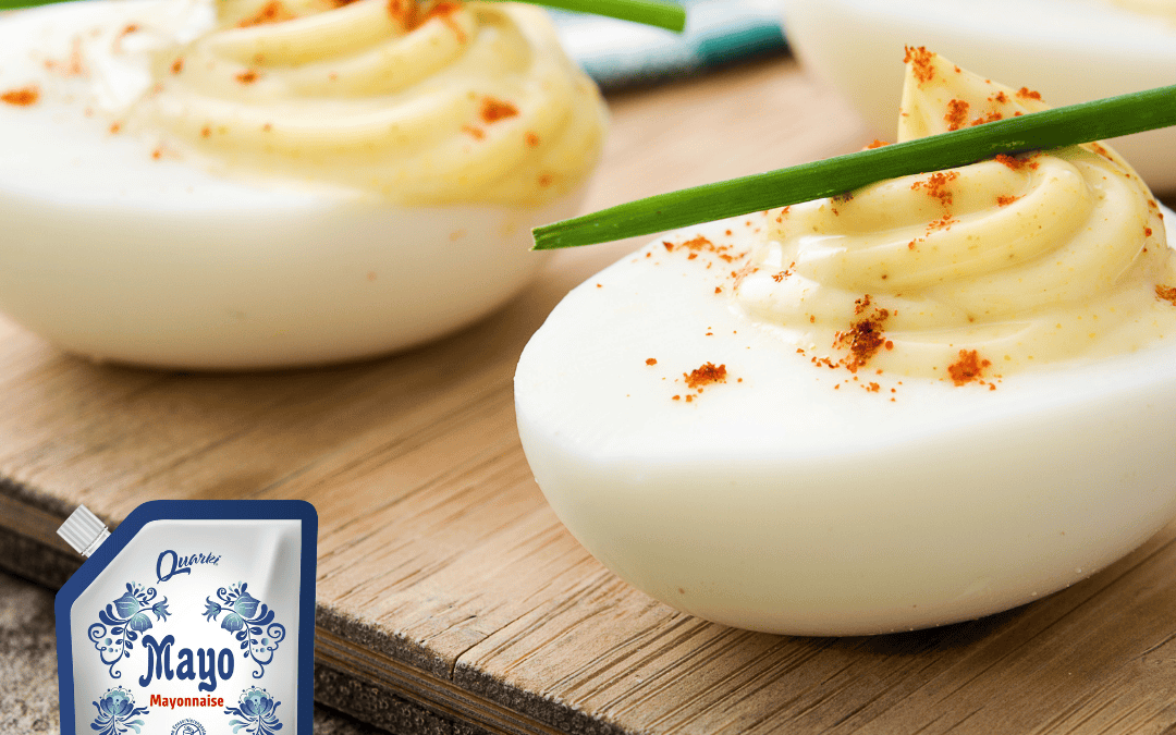 Gefüllte Eier mit Mayo