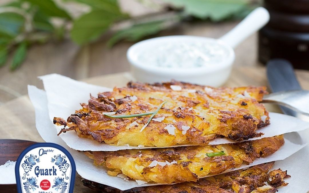 Herzhafte Quark-Kartoffel-Rösti
