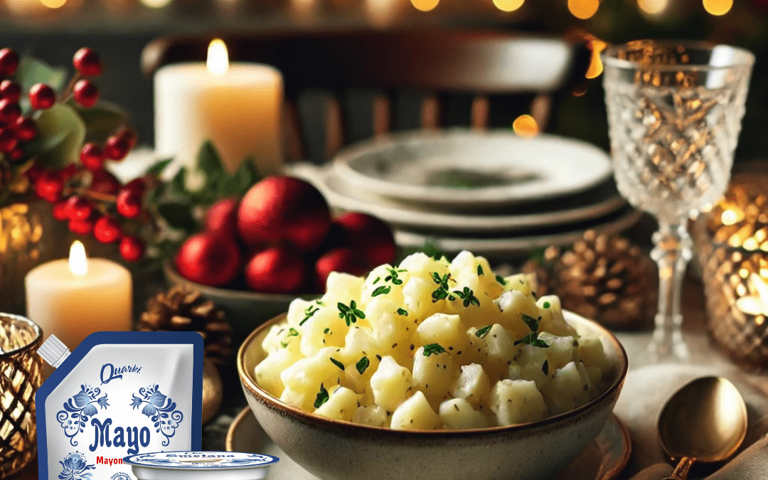 Kartoffelsalat mit cremigem Mayo-Smetana-Dressing