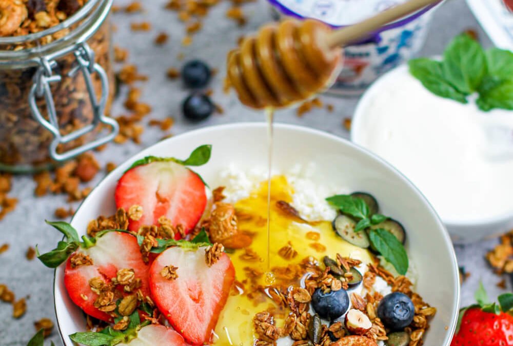Quark-Frühstück mit Granola