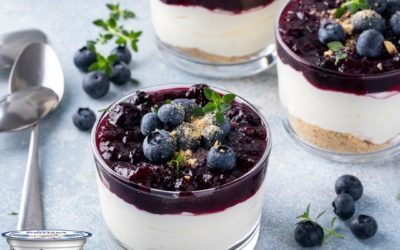 Smetana Cheesecake im Glas